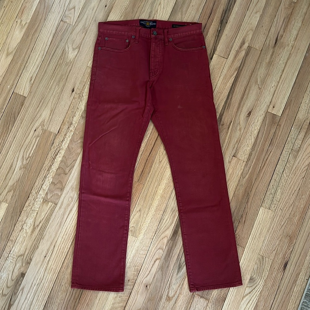 Men’s Red Lucky 🍀 Brand Jeans